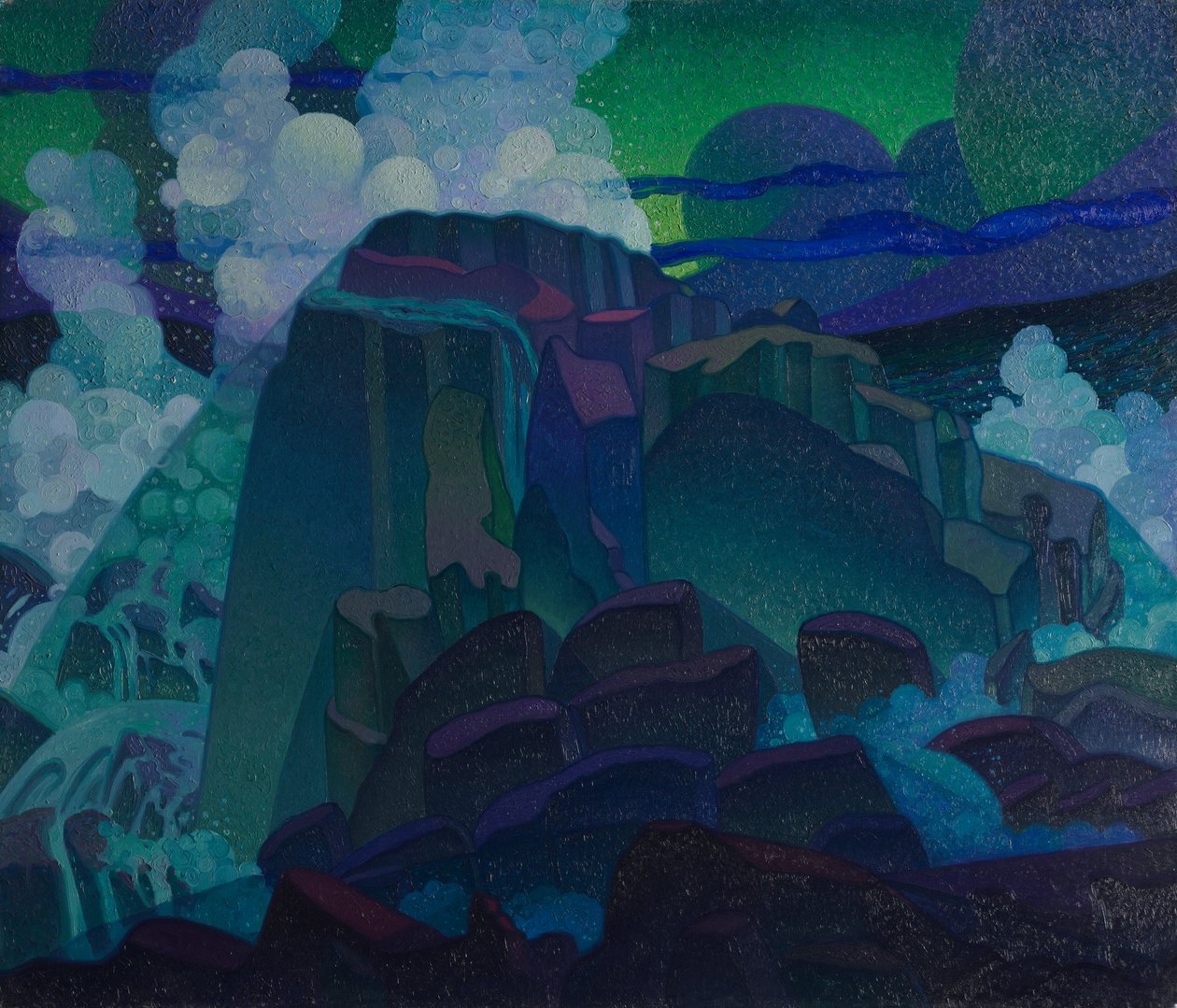 Felsen im Meer von Raymond Jonson