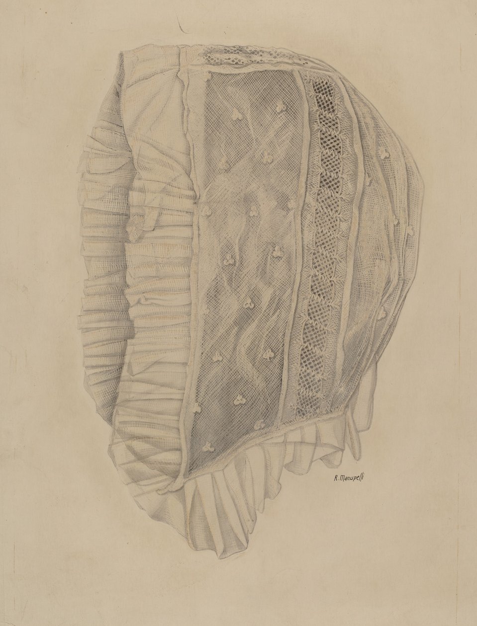 Kinderhaube aus Spitze von Raymond Manupelli