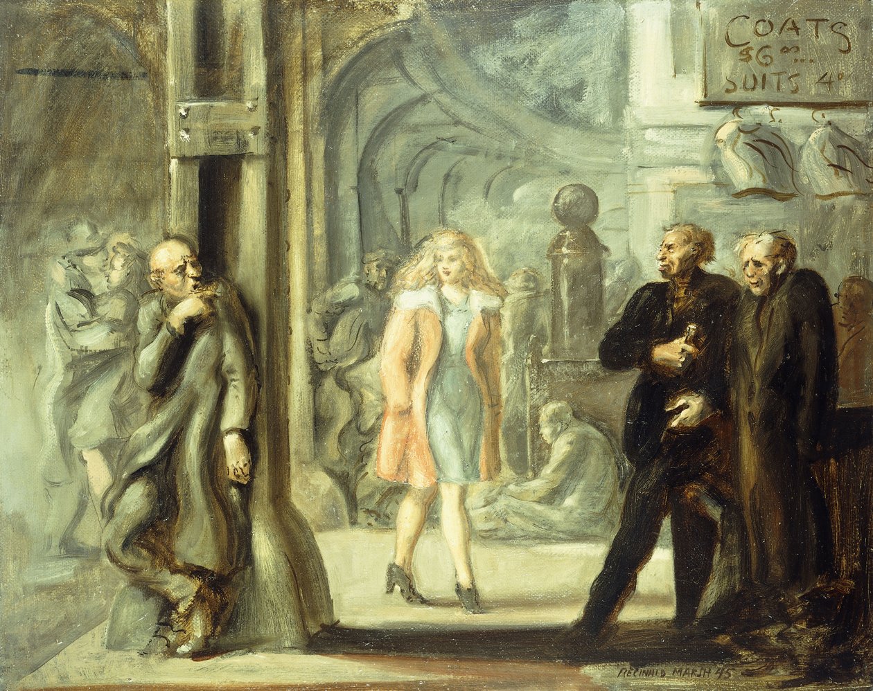 Bowery-Szene von Reginald Marsh