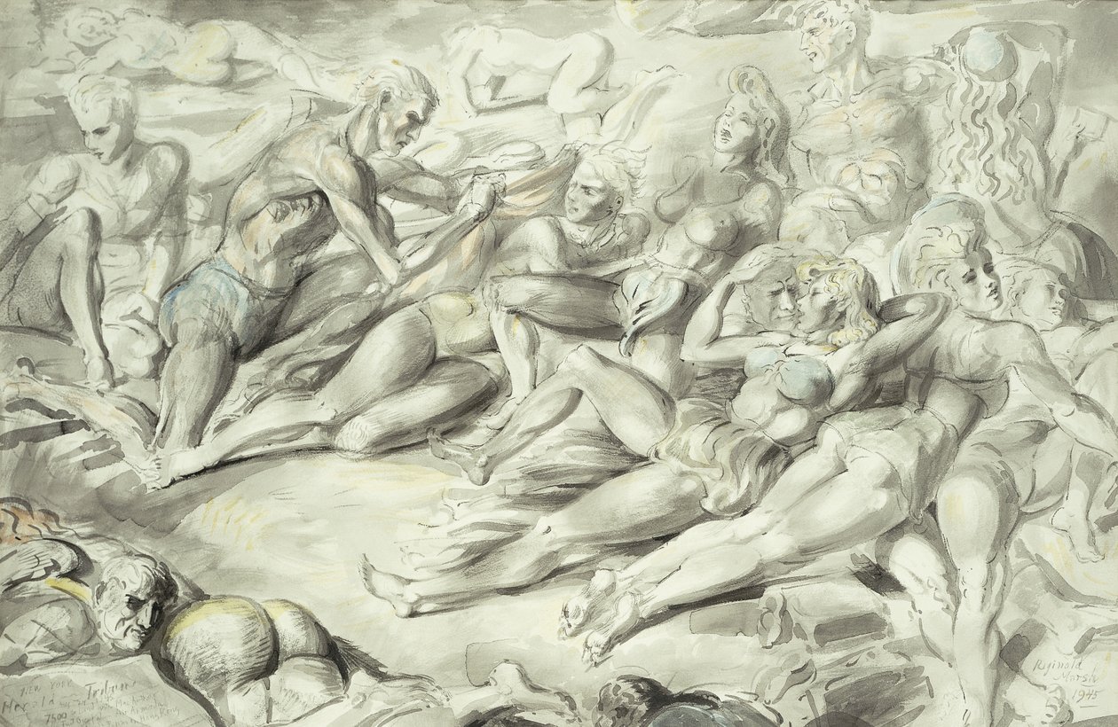 Coney Island Strand von Reginald Marsh