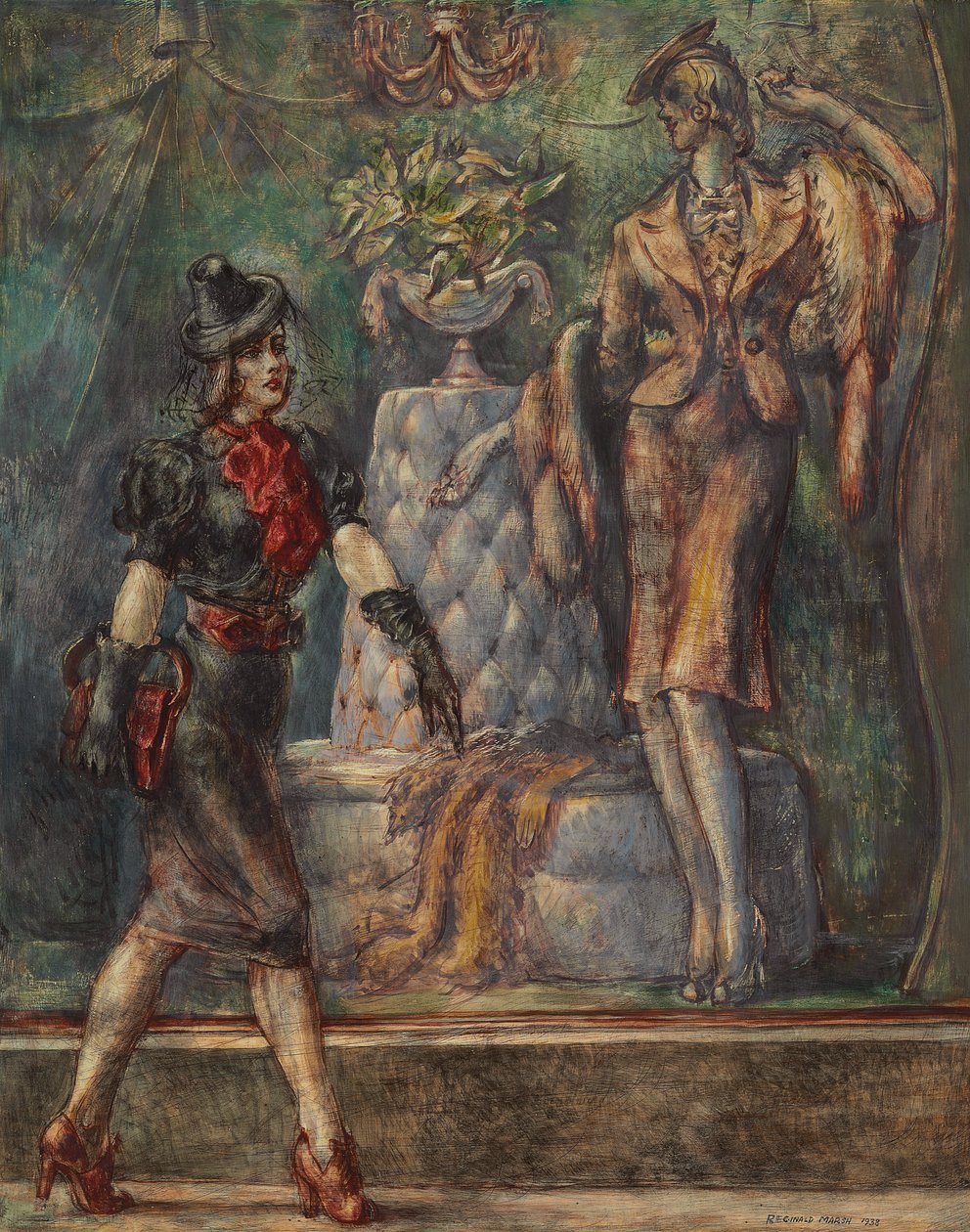 Fifth Avenue von Reginald Marsh