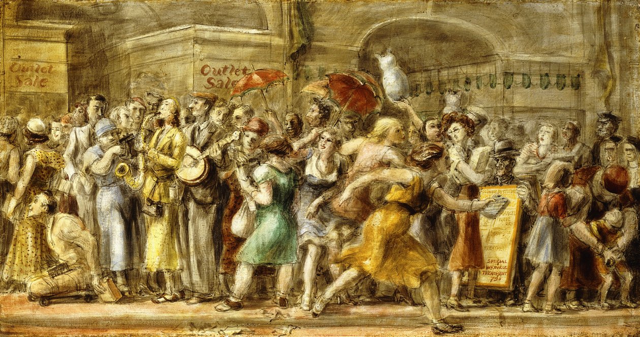 Vierzehnte Straße von Reginald Marsh