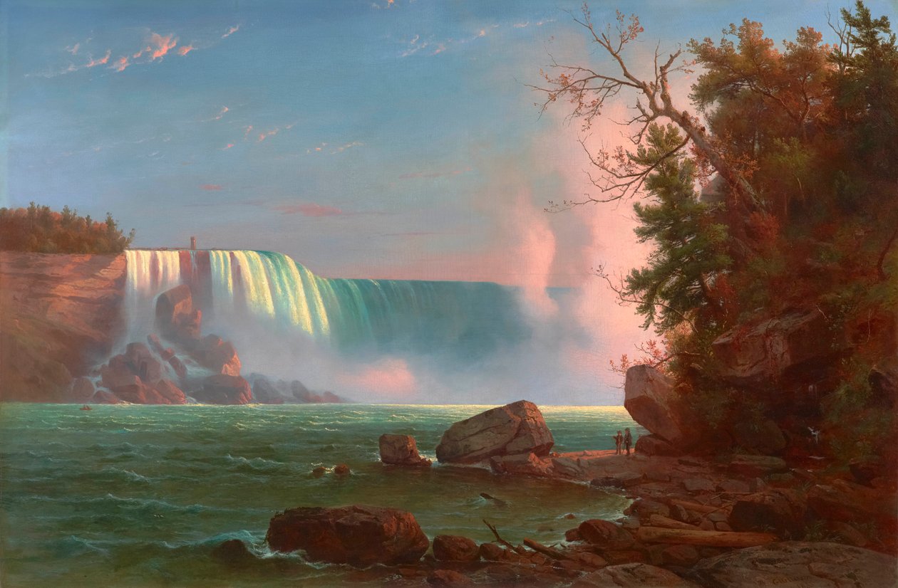 Niagarafälle 1855 von Regis Francis Gignoux