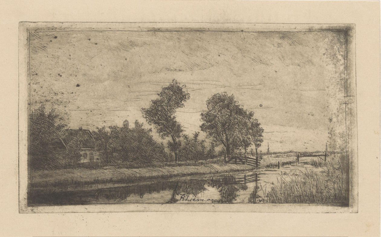 Flusslandschaft von Reijer Lieman