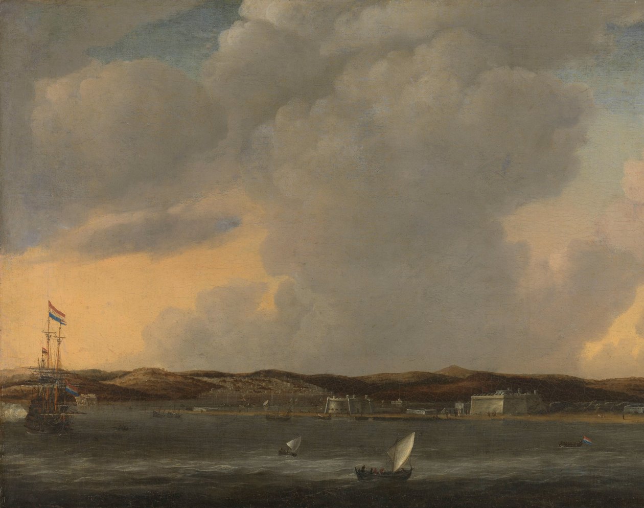 Ansicht von Tunis von Reinier Nooms (signed by artist)
