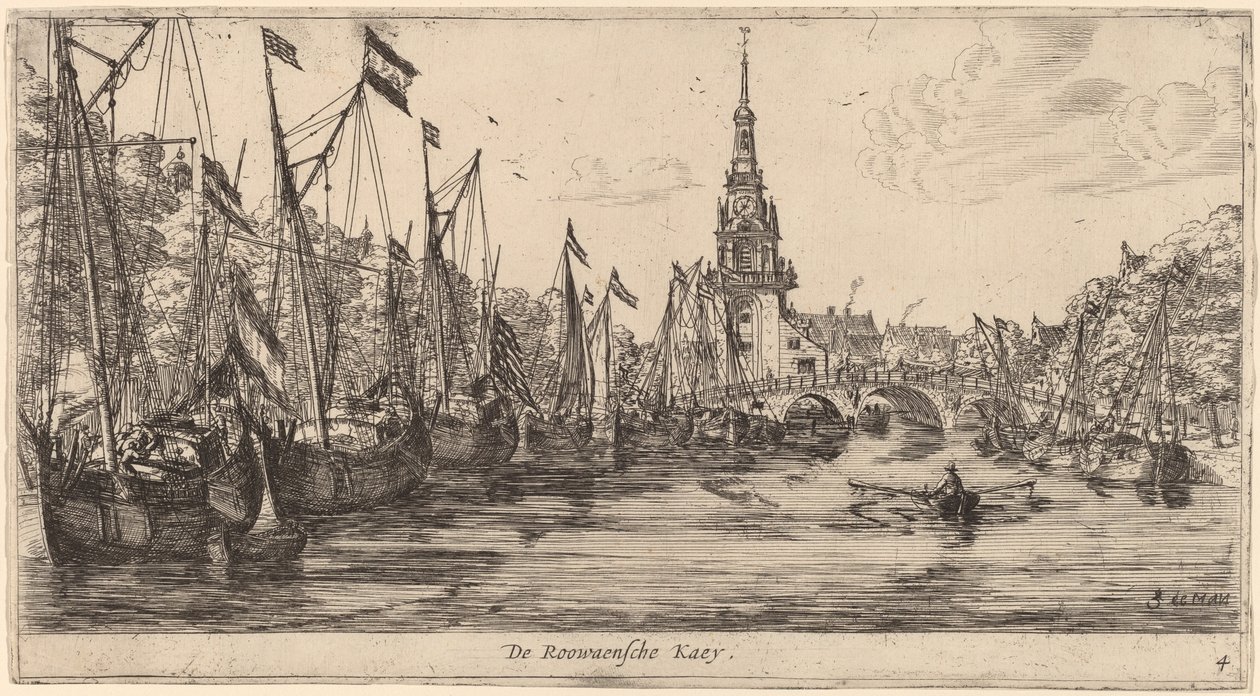 Roowaensche Kai von Reinier Nooms, called Zeeman
