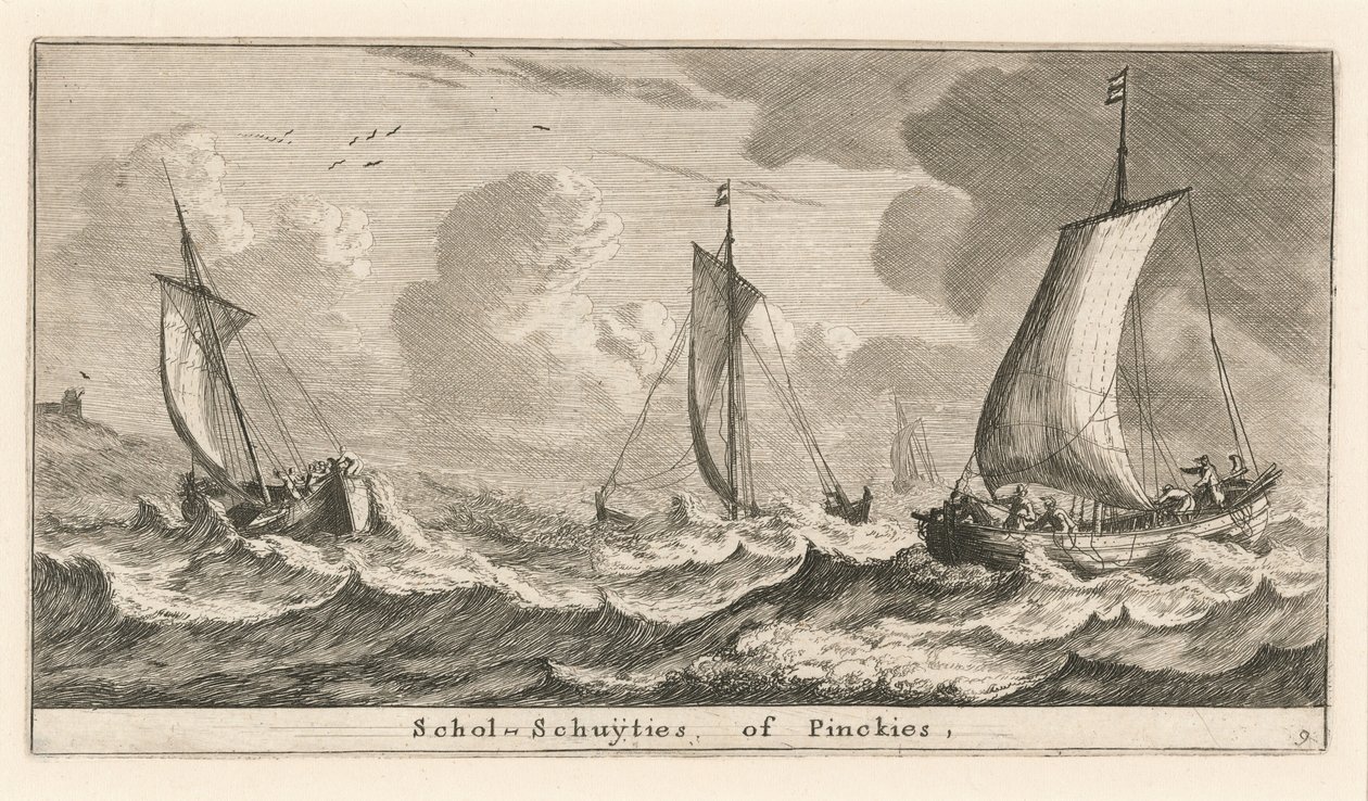 "Scholshuiten" oder "Pinken" von Reinier Nooms, called Zeeman