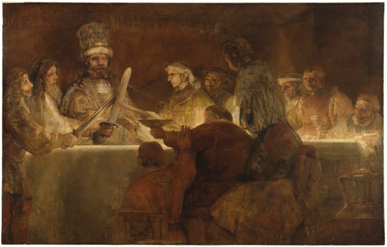 Die Verschwörung der Bataver unter Claudius Civilis von Rembrandt van Rijn