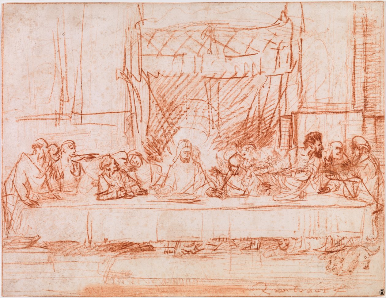 Das letzte Abendmahl von Rembrandt van Rijn