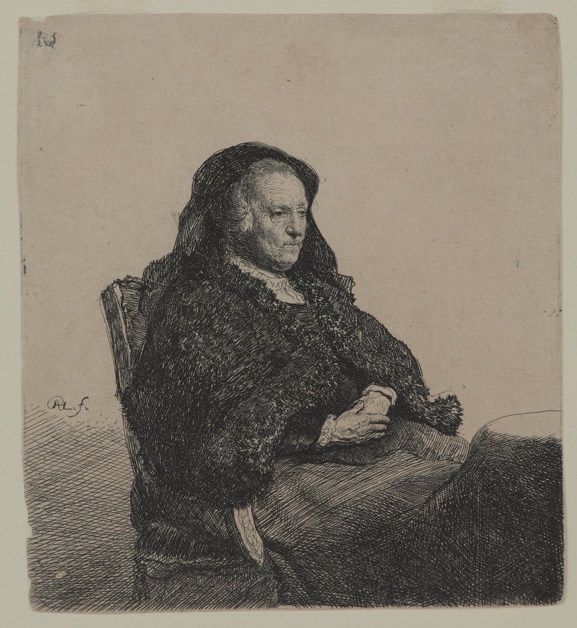 Rembrandts Mutter, ca. 1631 von Rembrandt van Rijn