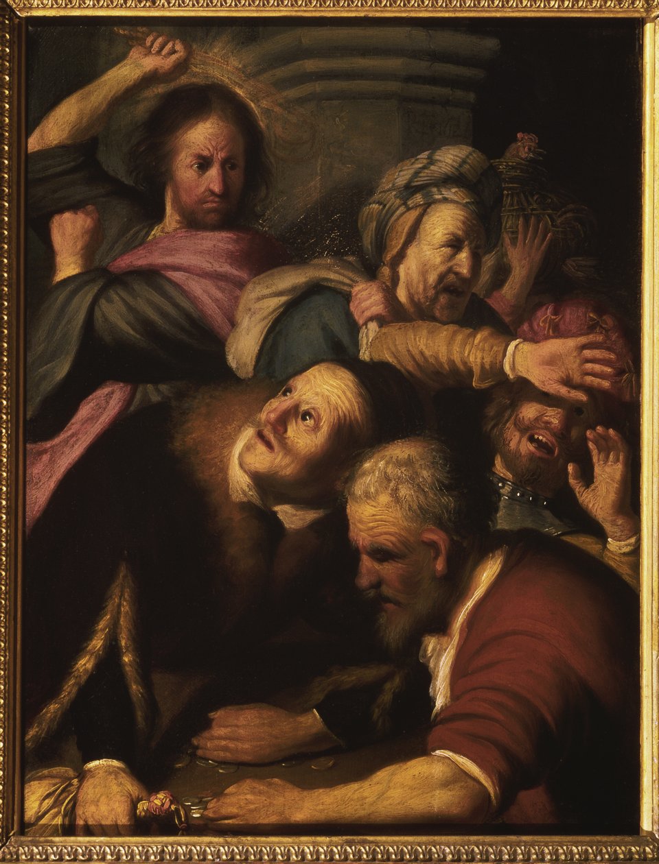 Christus vertreibt die Geldwechsler aus dem Tempel, 1626 von Rembrandt van Rijn