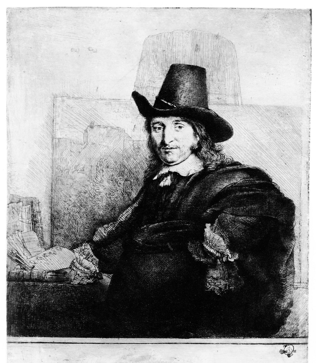 Jan Asselyn, ca. 1647 von Rembrandt van Rijn