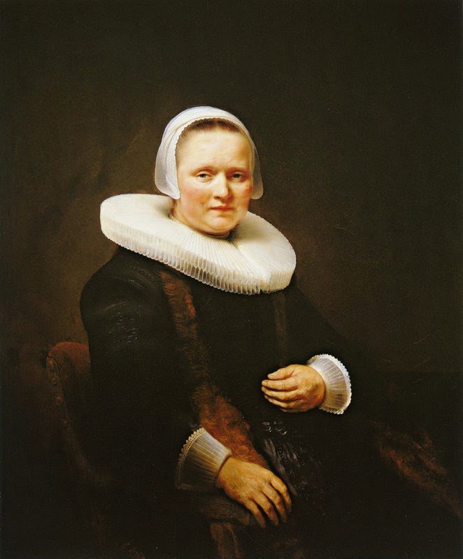 Porträt einer Frau, möglicherweise Anna Wijmer von Rembrandt van Rijn