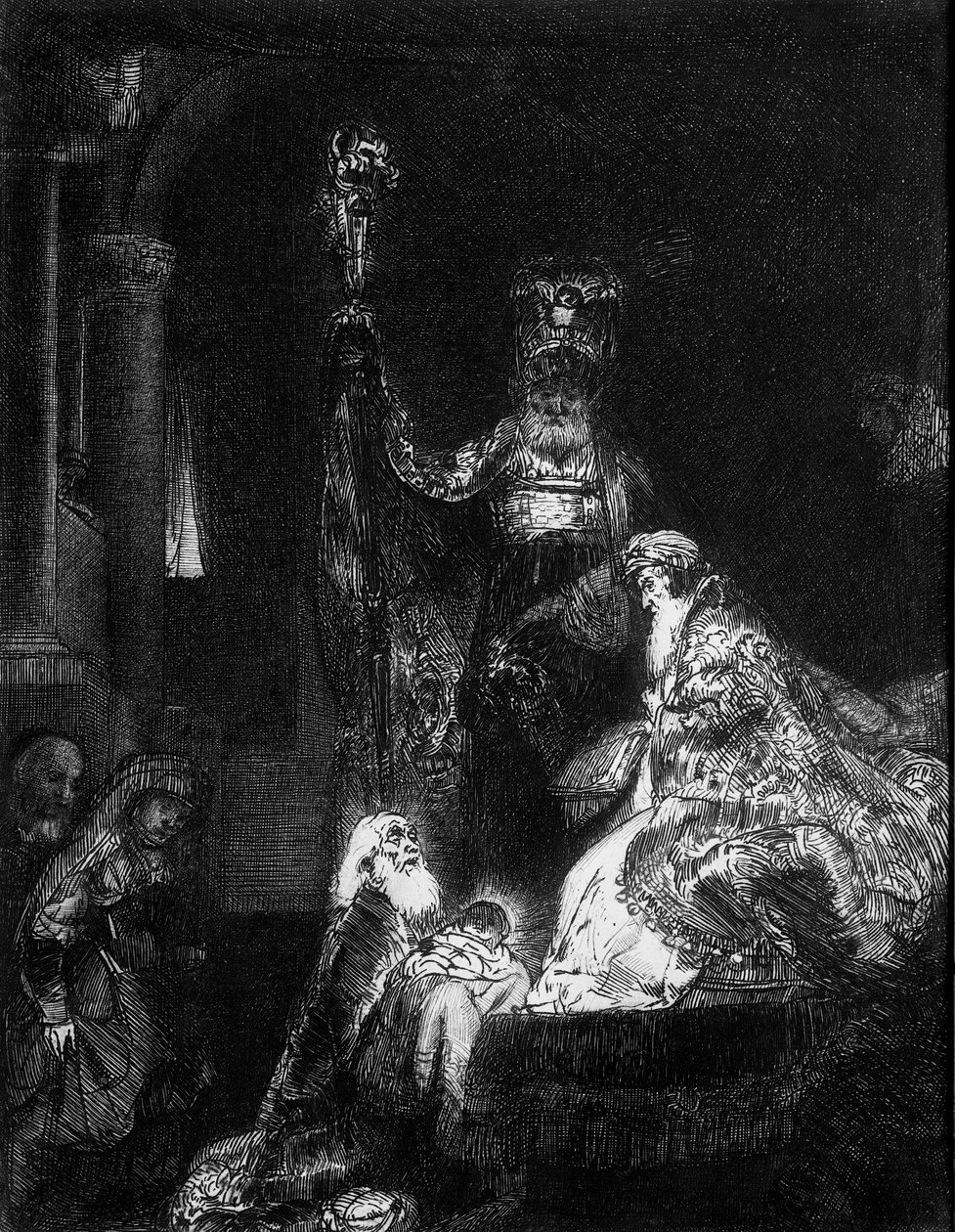 Darstellung im Tempel, 1654 von Rembrandt van Rijn