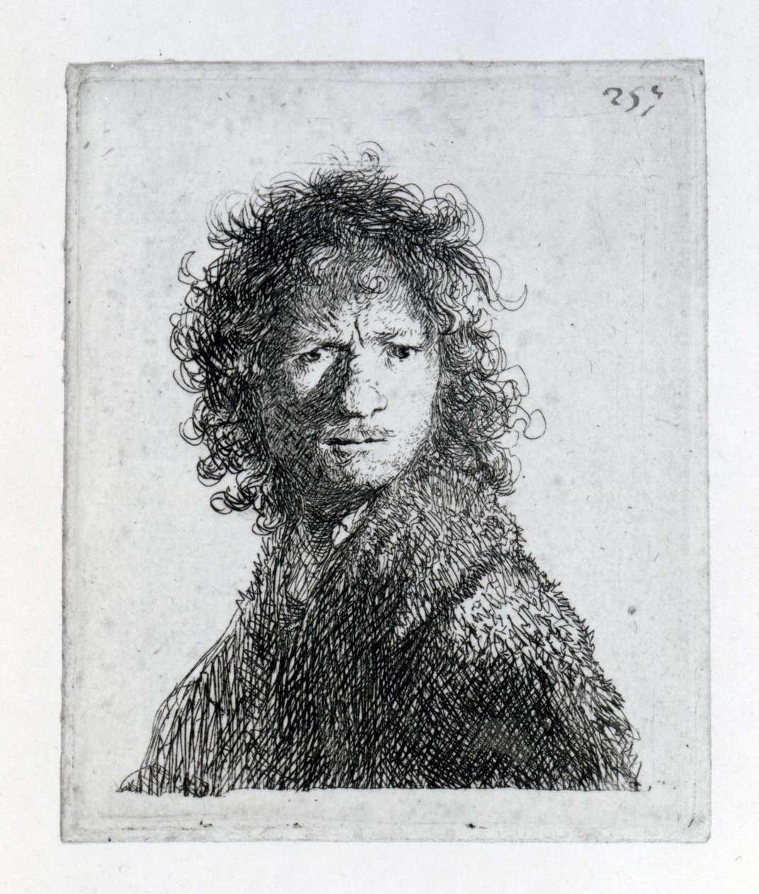 Selbstporträt, 1630 von Rembrandt van Rijn