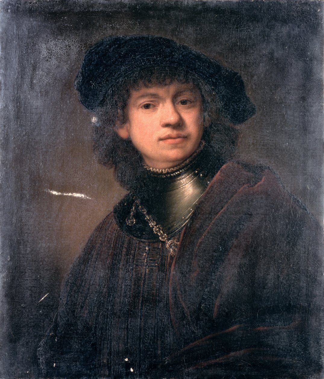 Selbstporträt, 17. Jahrhundert von Rembrandt van Rijn