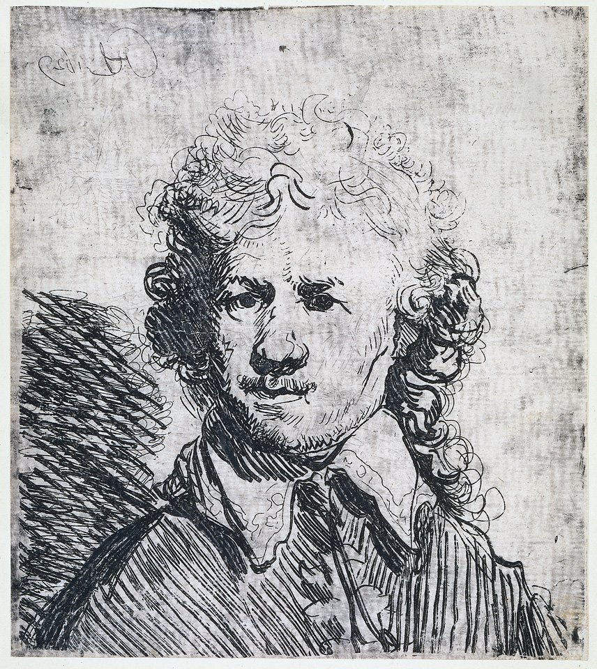 Selbstporträt von Rembrandt van Rijn