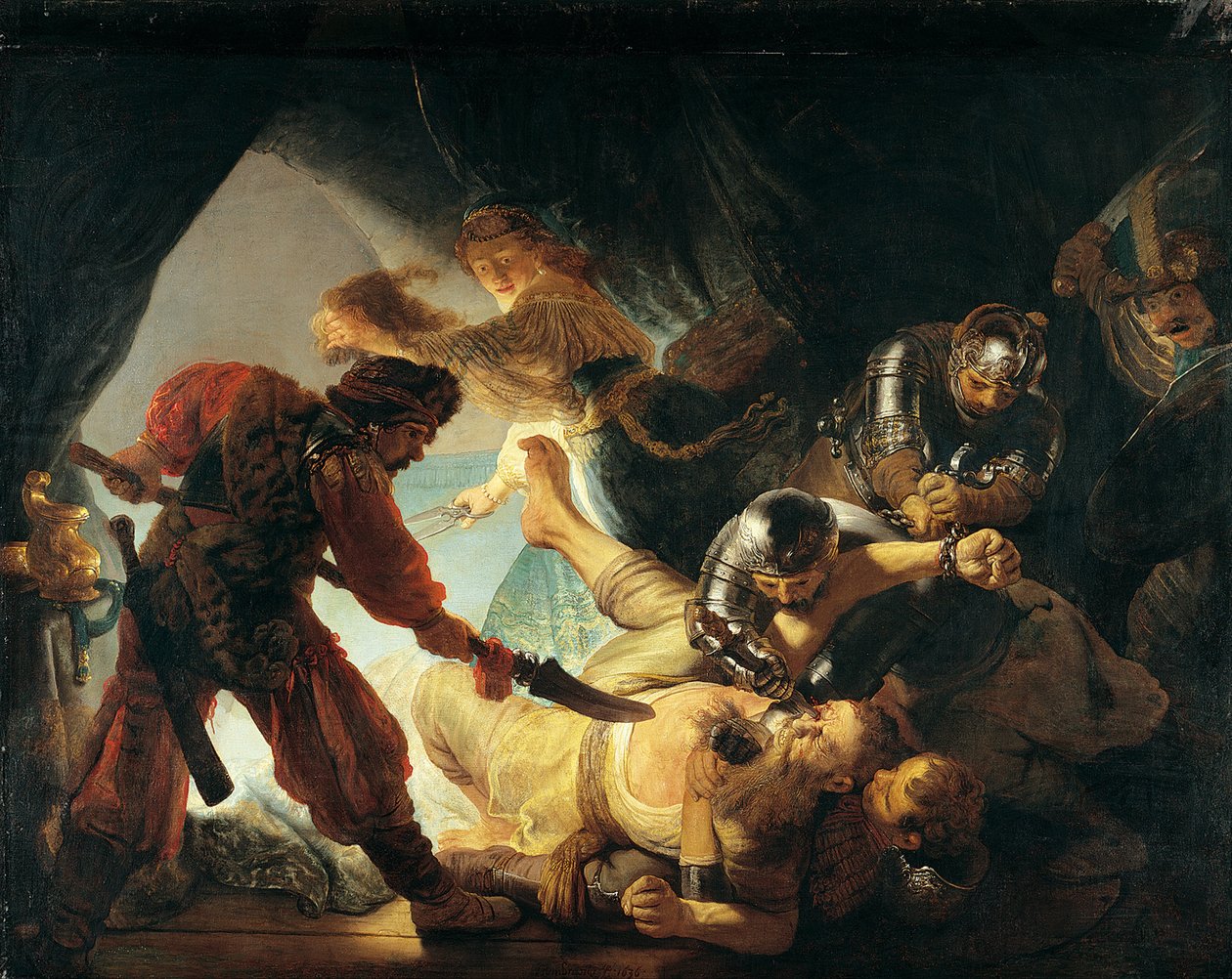 Die Blendung Simsons von Rembrandt van Rijn
