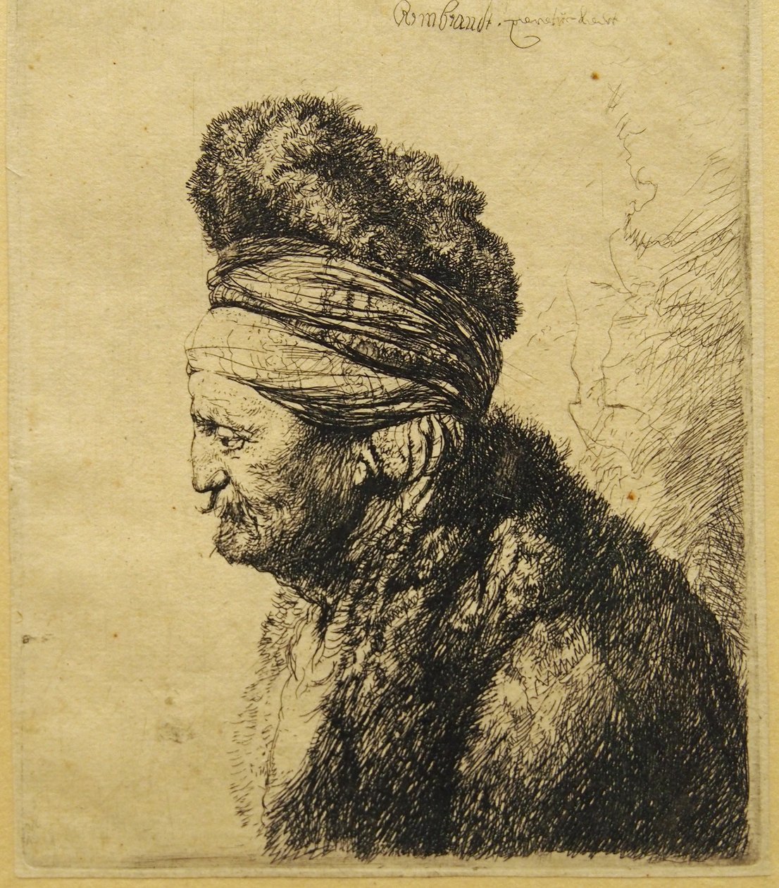 Der zweite orientalische Kopf von Rembrandt van Rijn
