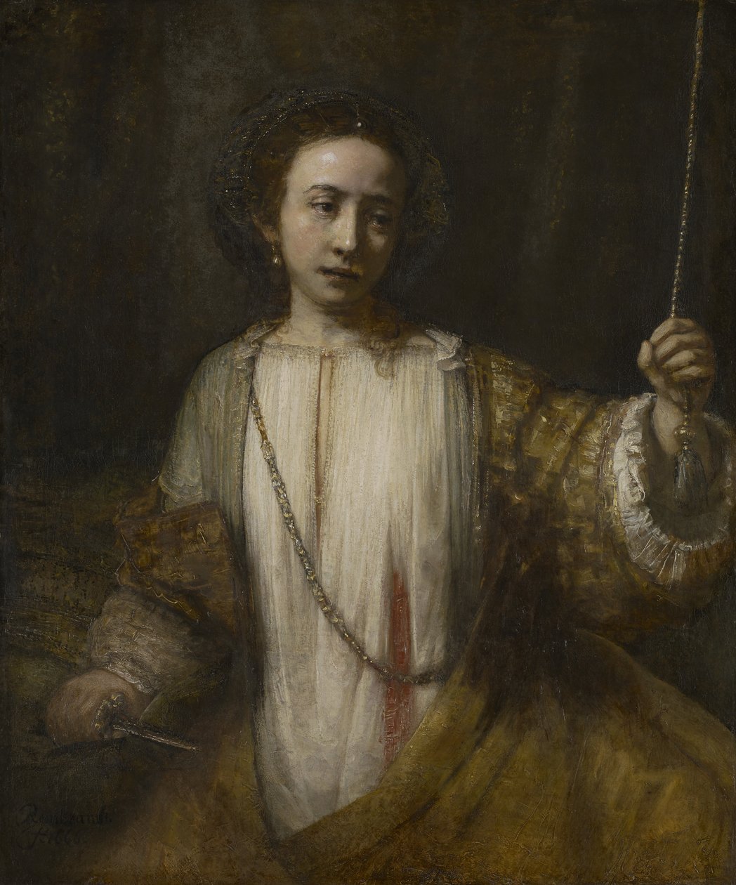Lucretia von Rembrandt Harmensz. van Rijn