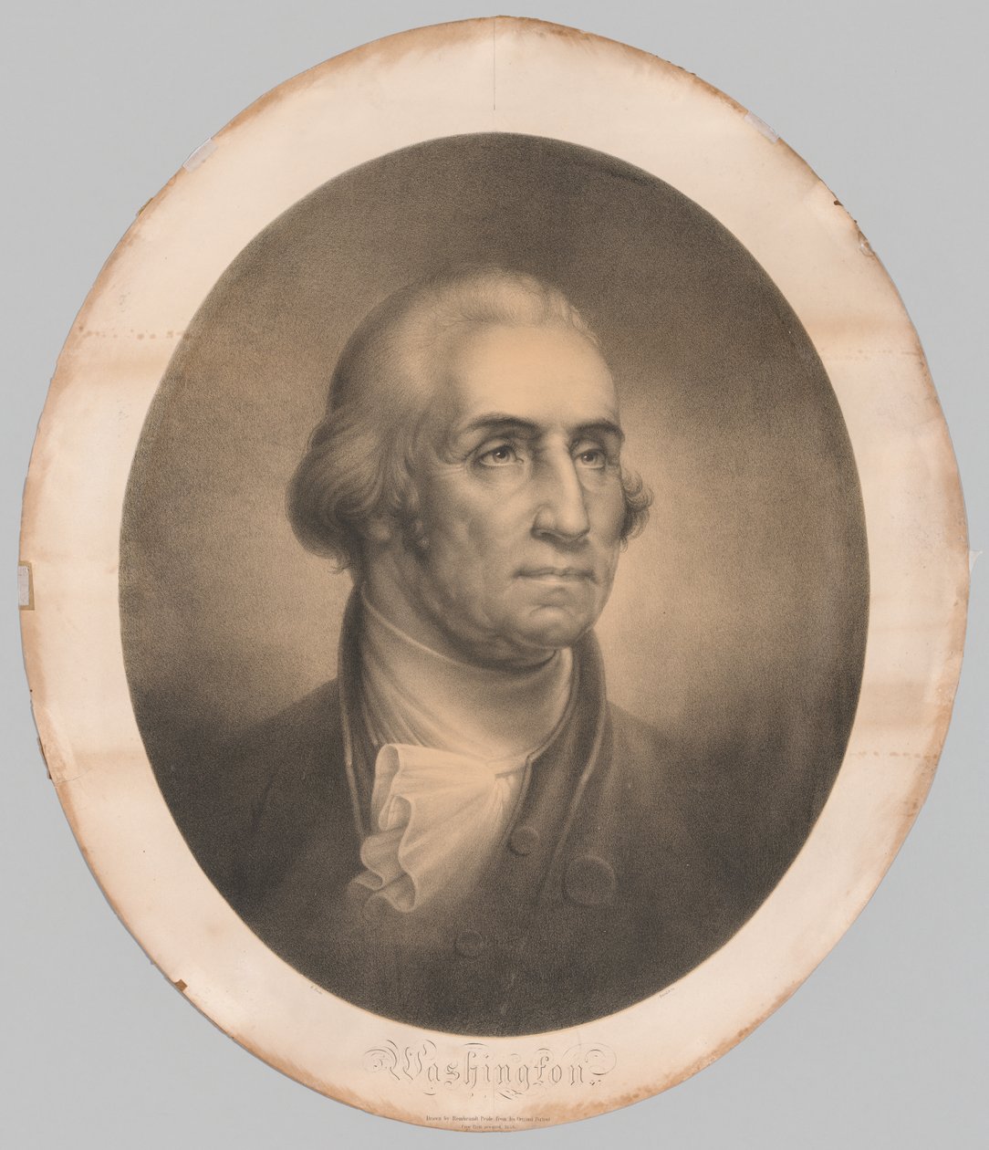 Kopf von George Washington von Rembrandt Peale