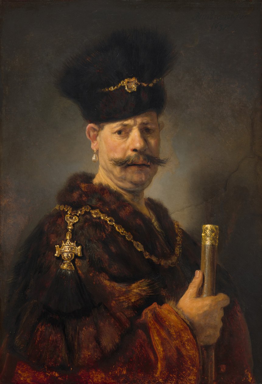 Ein polnischer Edelmann von Rembrandt van Rijn