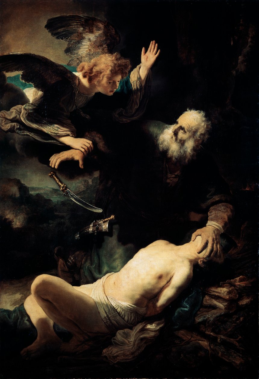 Abraham opfert Isaak, 1635 von Rembrandt van Rijn