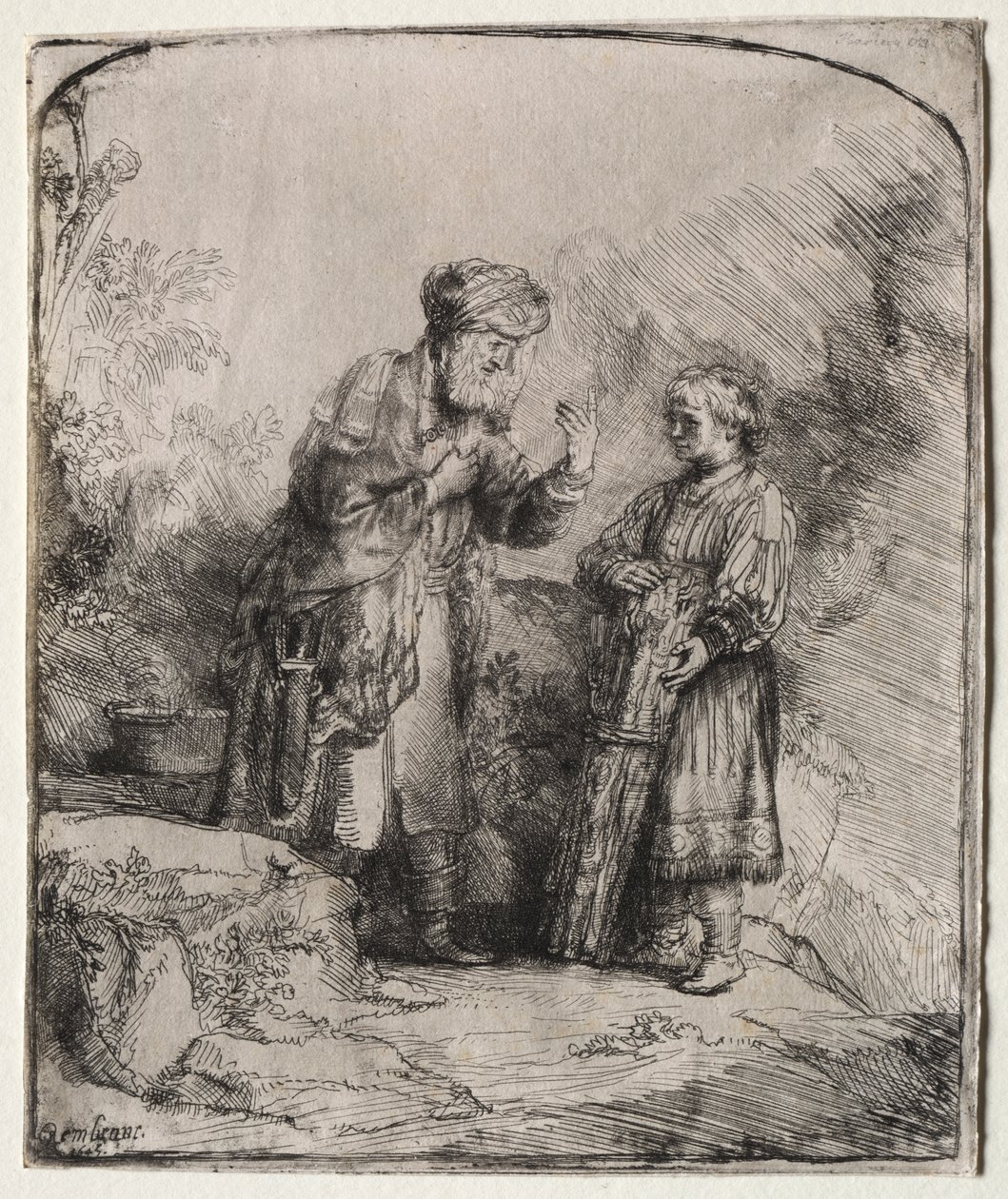 Abraham und Isaak von Rembrandt van Rijn