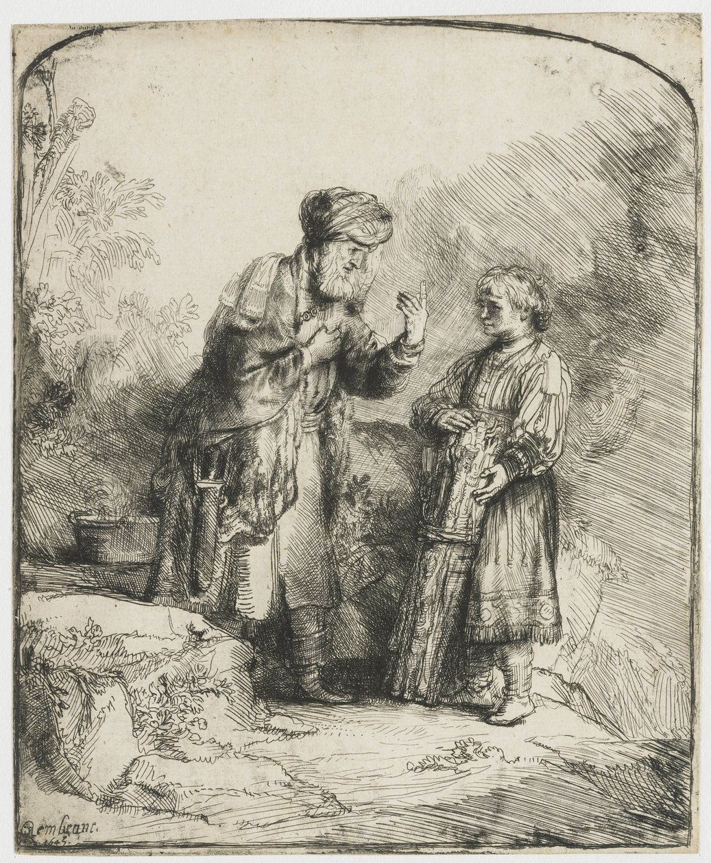 Abraham und Isaak von Rembrandt van Rijn
