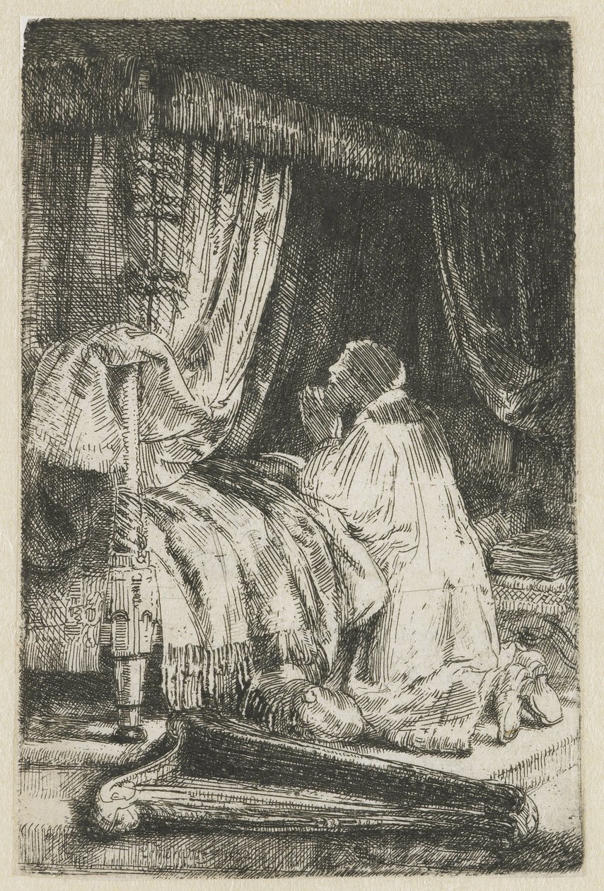 David im Gebet von Rembrandt van Rijn