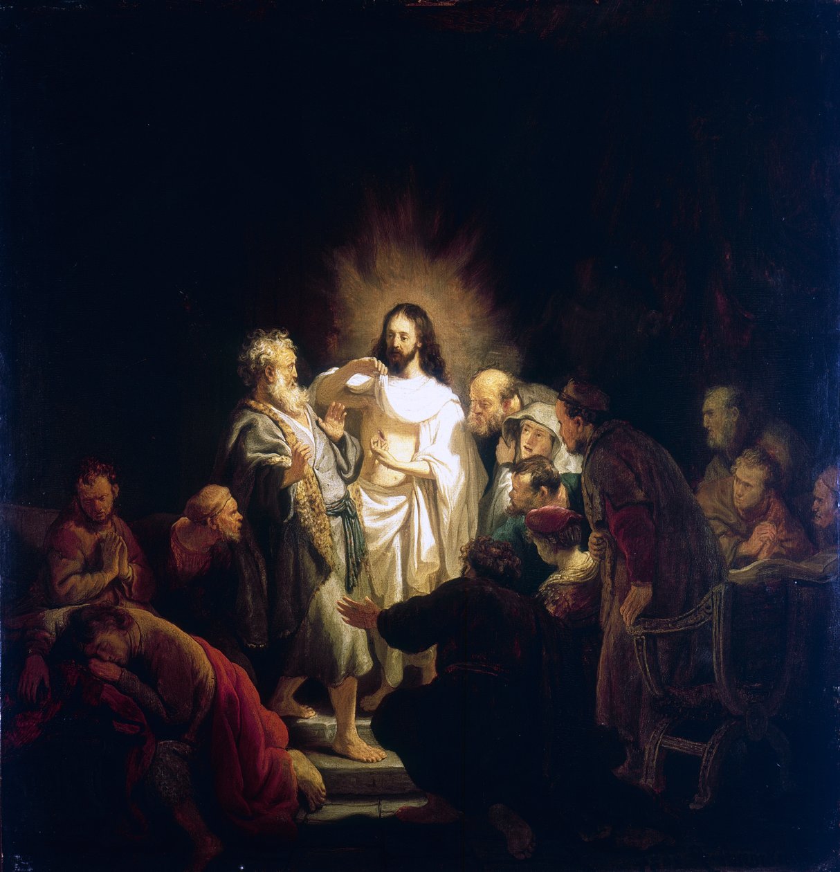 Der ungläubige Thomas, 1634 von Rembrandt van Rijn