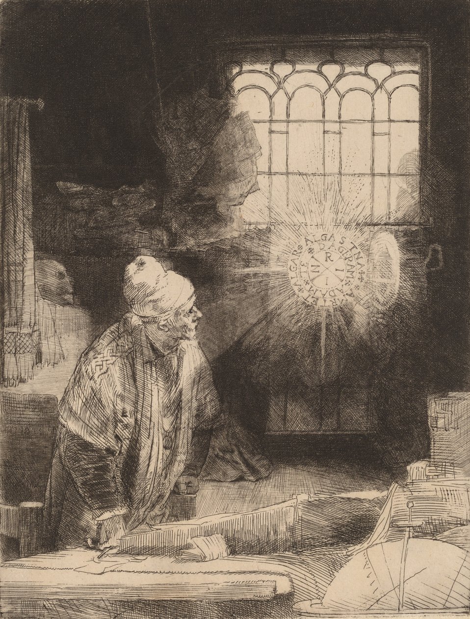 Faust, ca. 1652 von Rembrandt van Rijn