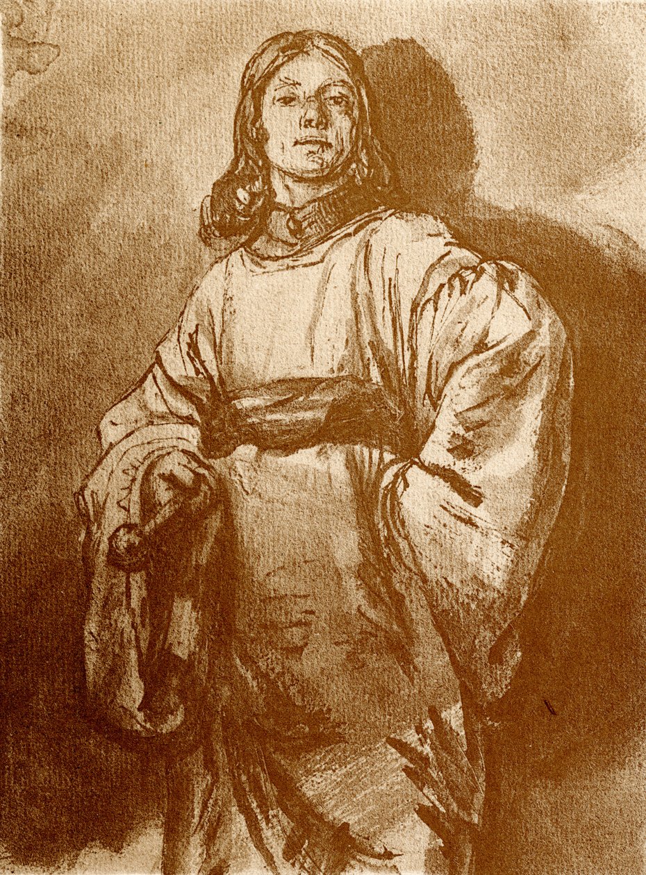 Figurenstudie von Rembrandt van Rijn