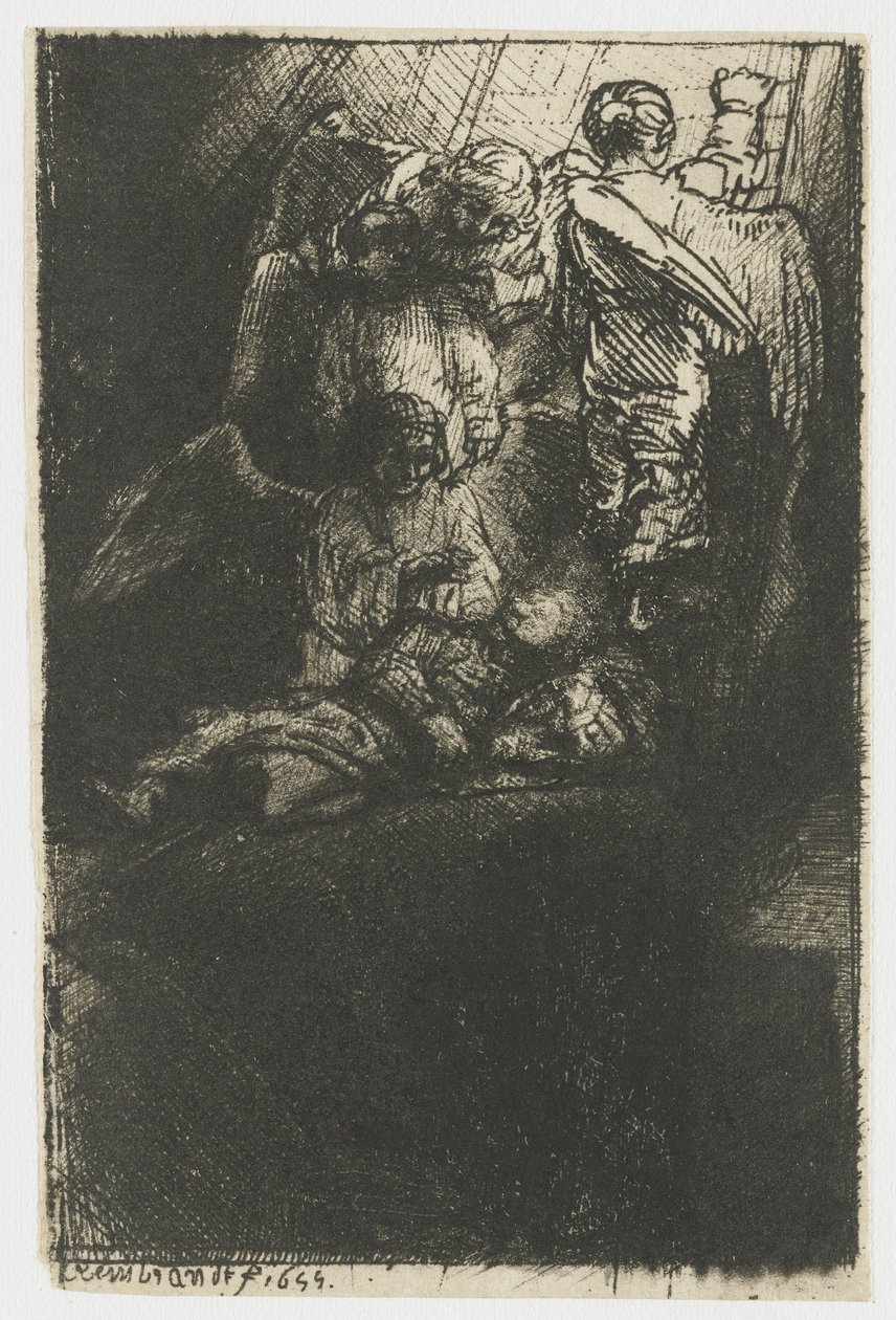 Jakobsleiter von Rembrandt van Rijn