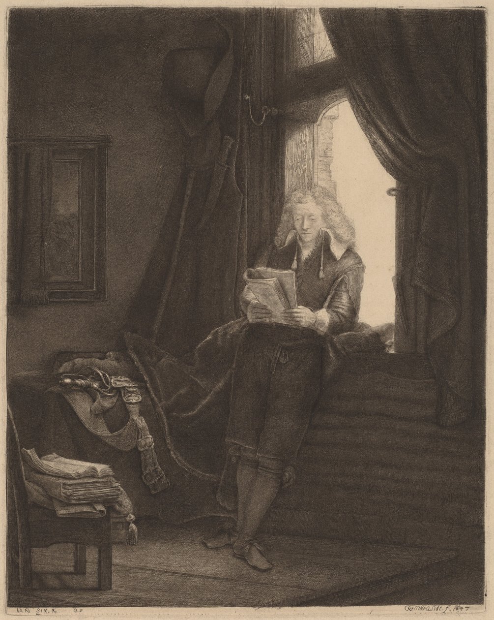 Jan Six von Rembrandt van Rijn