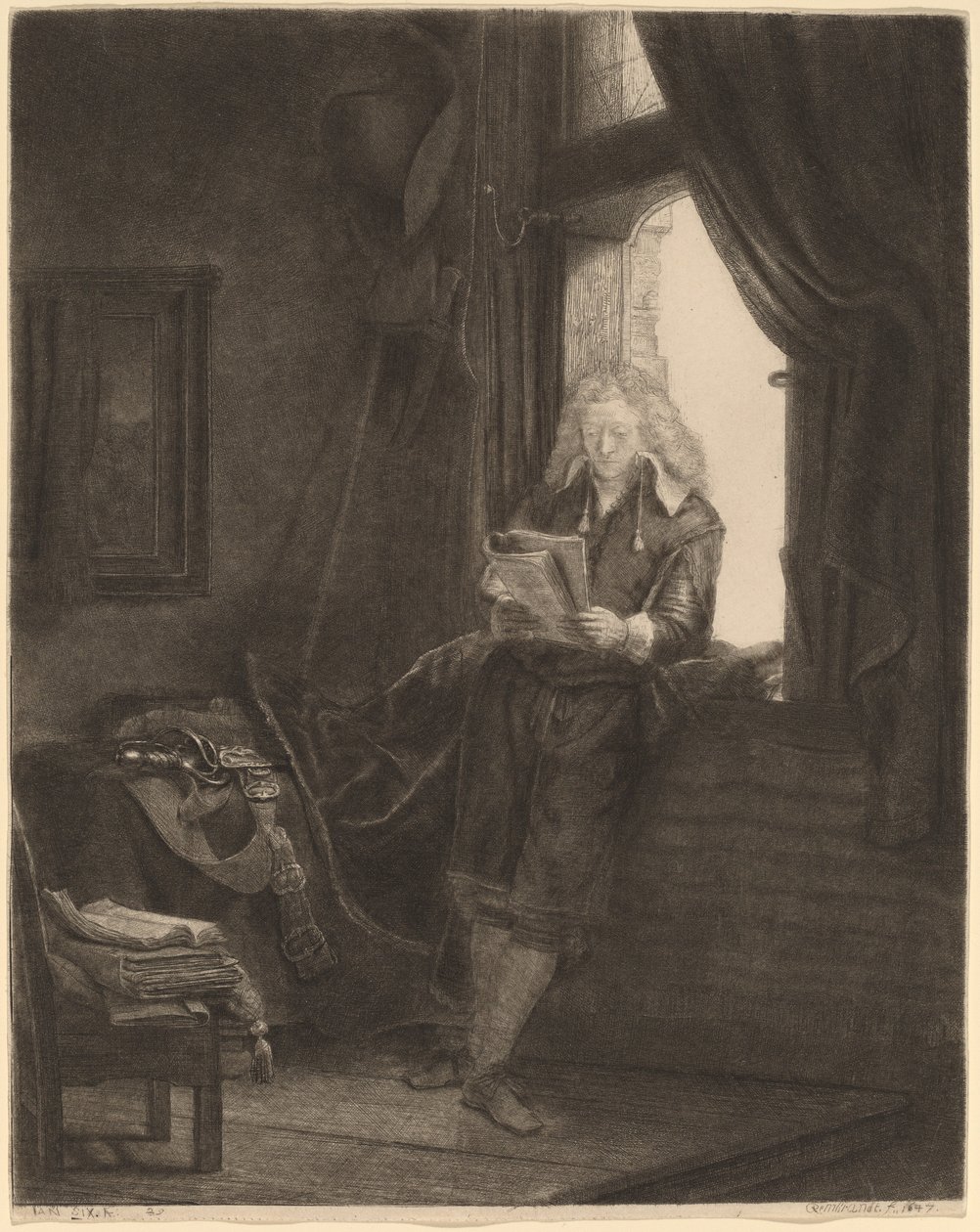 Jan Six von Rembrandt van Rijn