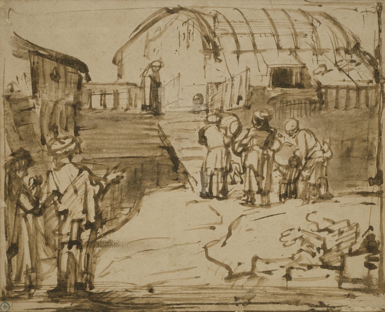 Noahs Arche, 1660 von Rembrandt van Rijn