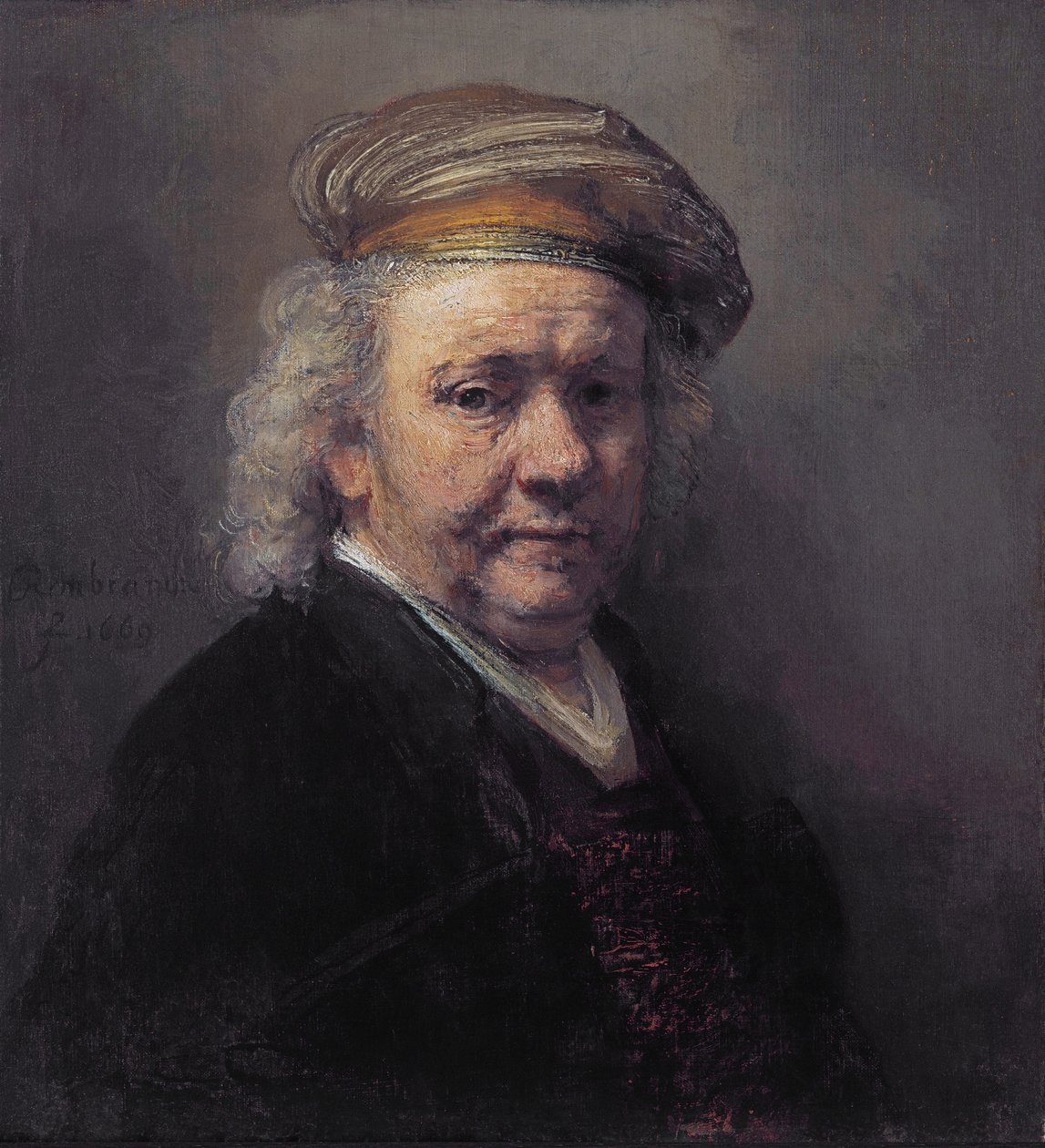 Selbstporträt, 1669 von Rembrandt van Rijn