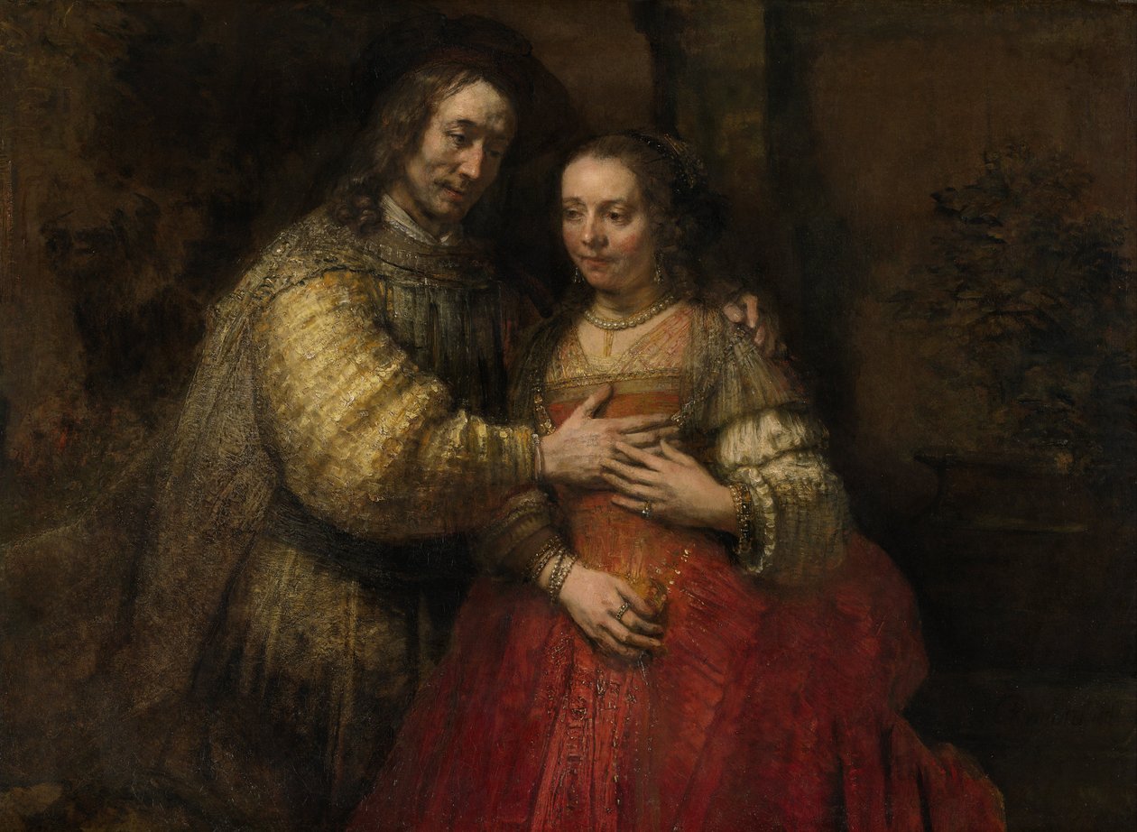 Die jüdische Braut, ca. 1667 von Rembrandt van Rijn