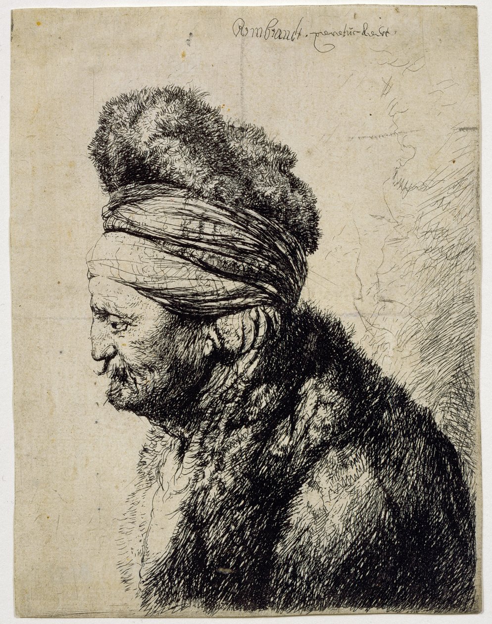 Der zweite orientalische Kopf von Rembrandt van Rijn