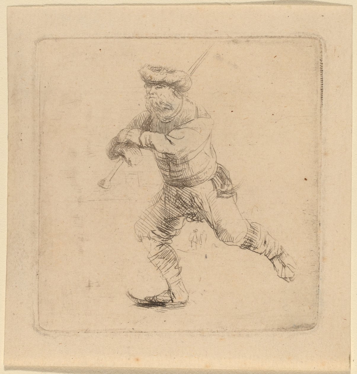 Der Schlittschuhläufer von Rembrandt van Rijn