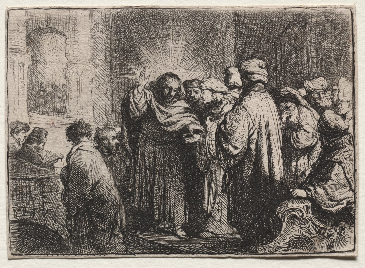 Das Zinsgroschen von Rembrandt van Rijn