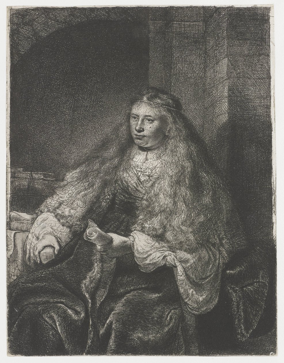 Die große jüdische Braut von Rembrandt van Rijn