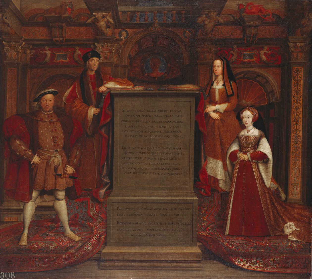 Whitehall-Wandgemälde von Remigius van Leemput