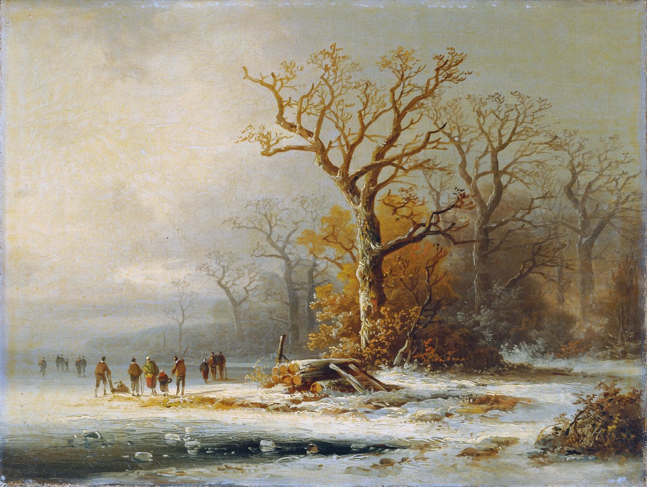 Winterlandschaft von Remigius Adrianus van Haanen