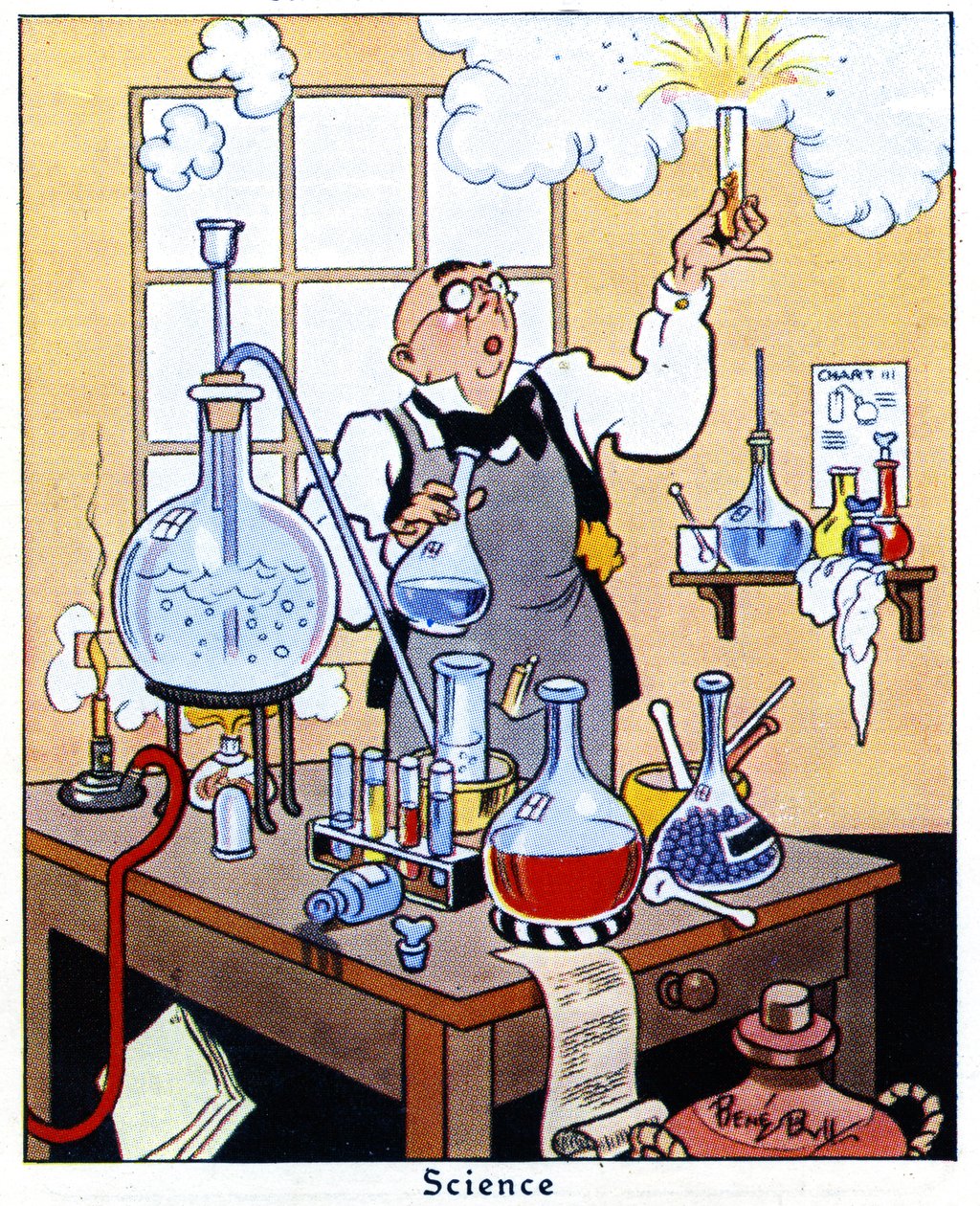 Wissenschaft, 1936 von René Bull