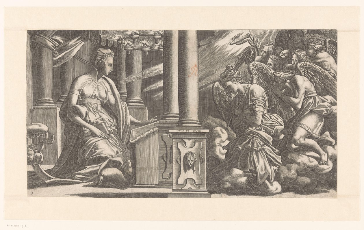 Verkündigung von René Boyvin (rejected attribution)