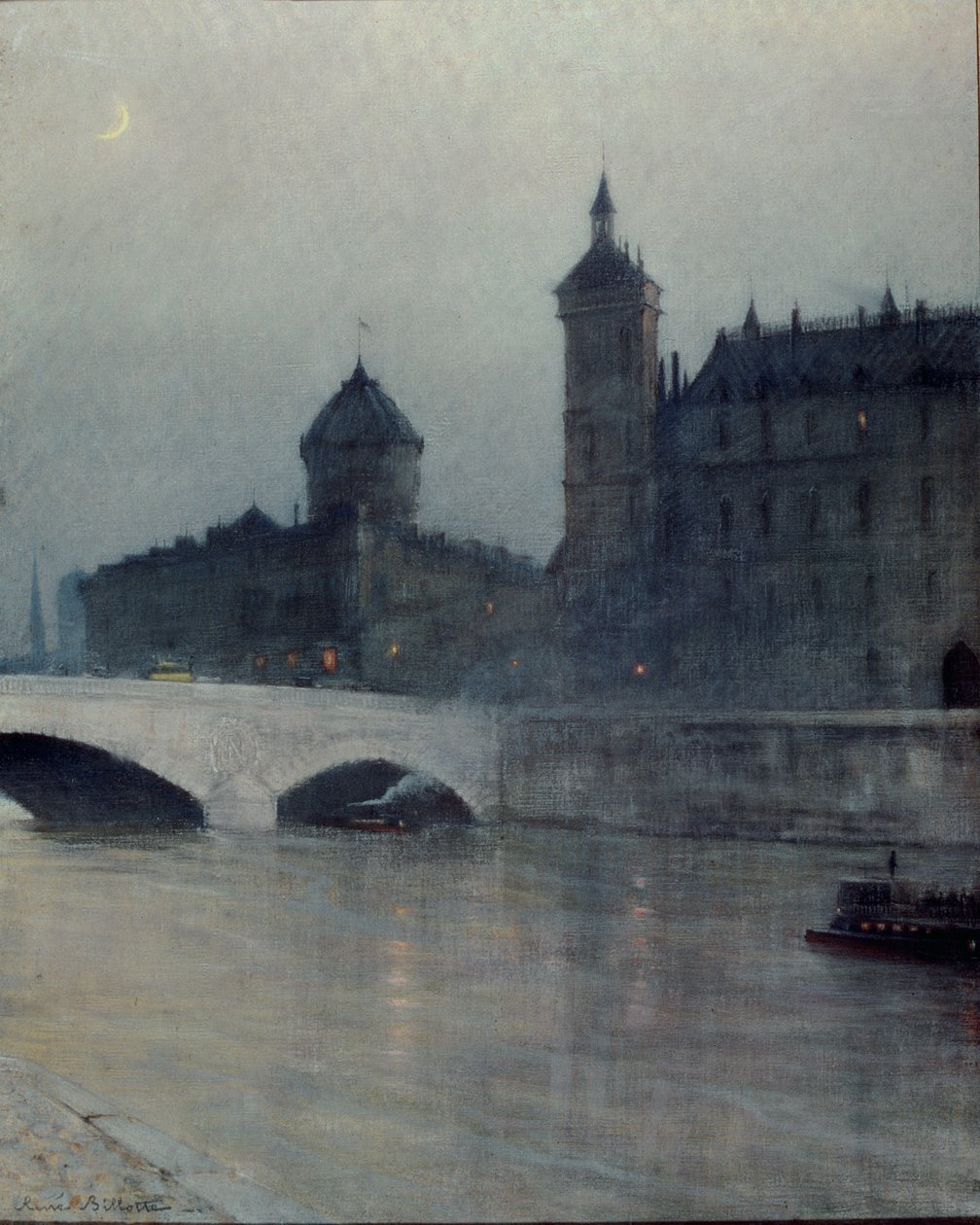 Die Seine und die Conciergerie von Rene Billotte