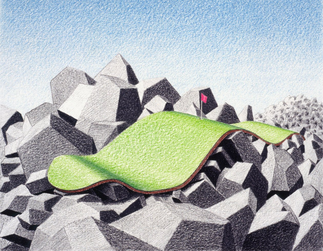 Auf den Felsen von Rene Boin