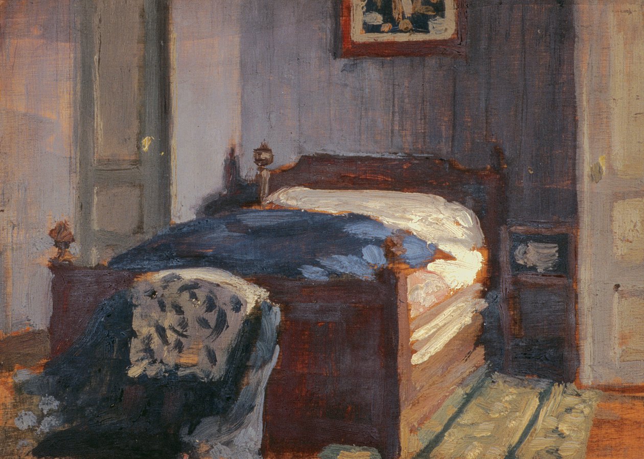 Mein Bett in Suaucourt von René François Xavier Prinet